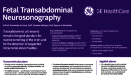 Fetal brain transabdominal neurosonography - Arechvo, Malinger, ...