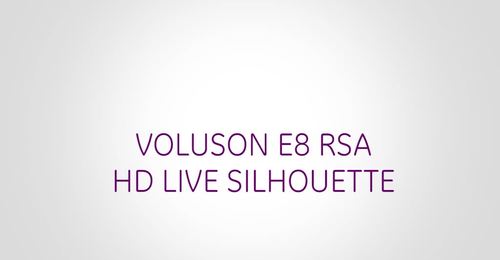 Dr. Benoit: Voluson E8 HD<i>live</i> Silhouette